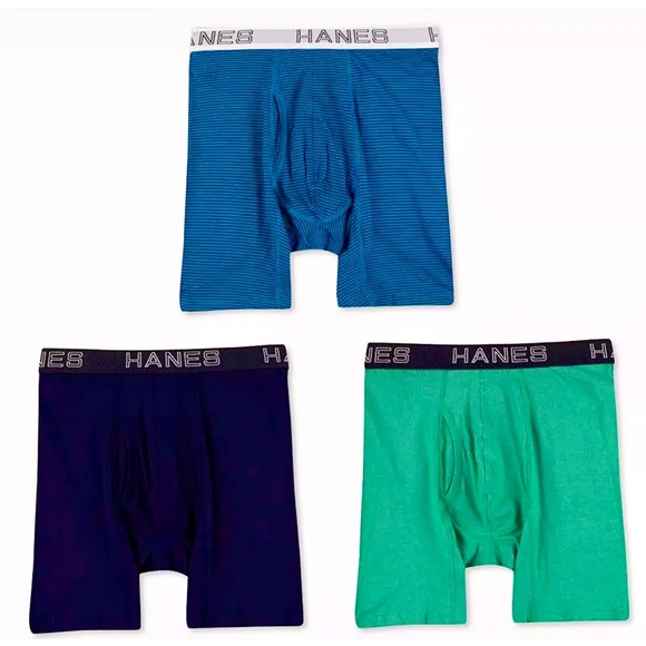3-pairs Hanes Premium Comfort Flex Fit Boxer Briefs, NWOT. - Picture 11 of 12